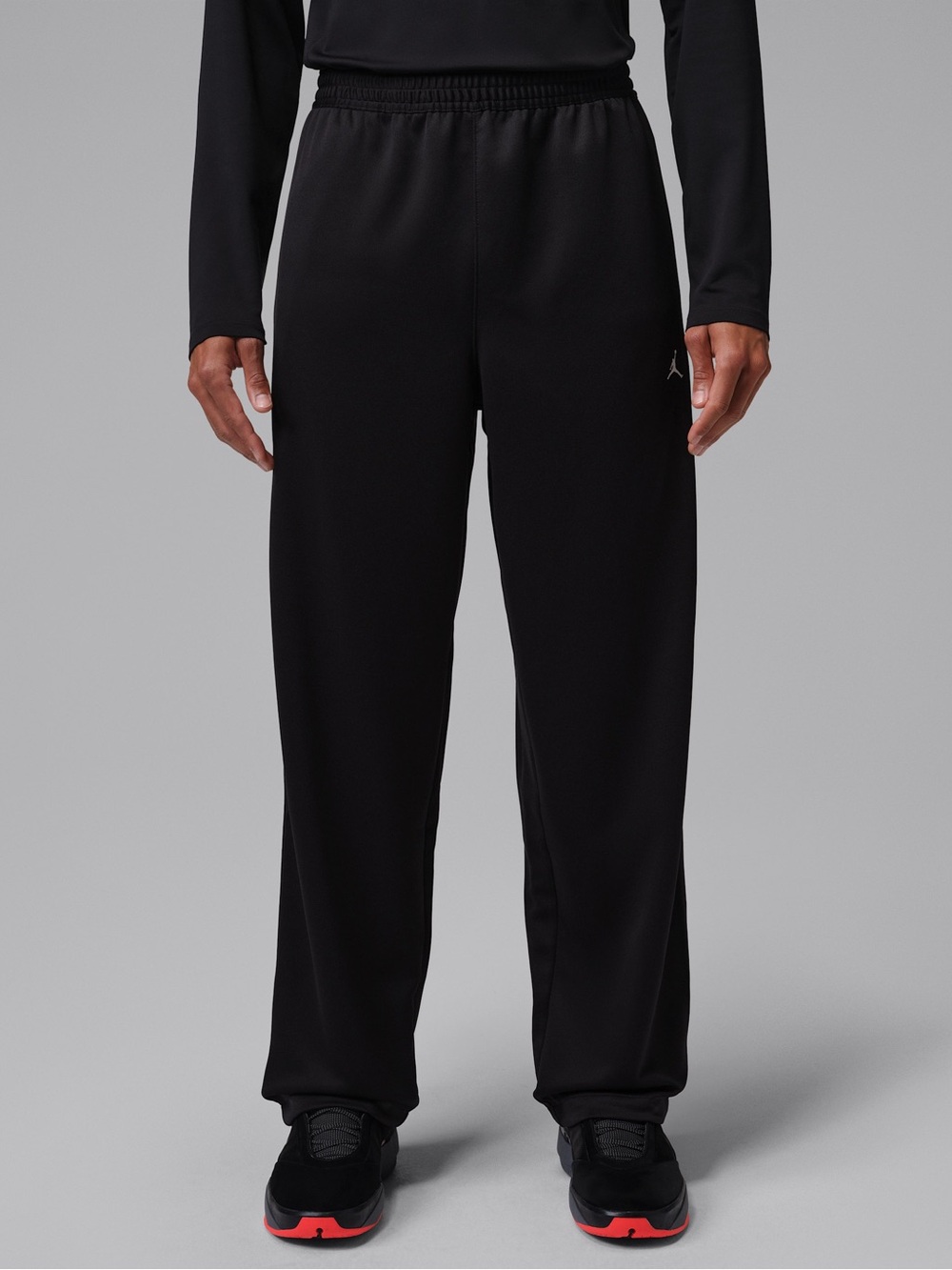 Jordan Men’s Black Sweatpants with White Side Stripes Size Medium